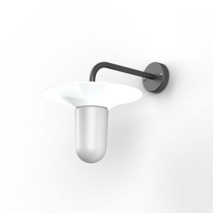 Mattglas signalweiss